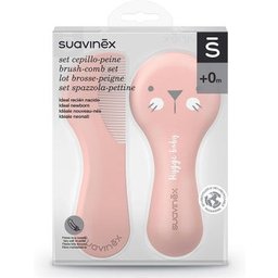 Suavinex™ set cepillo y peine rosa