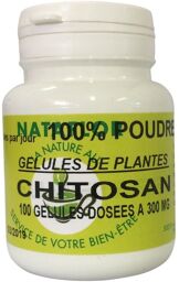 GELULES CHITOSAN - dosées à 300 mg poudre pure.