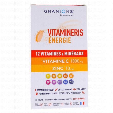Vitamineris Energie 1000mg 30 comprimés effervescents