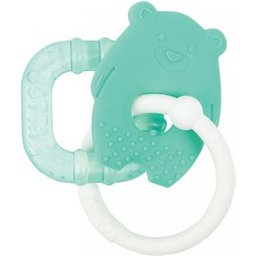 Mordedor Frio Silicone Urso Verde 1ud