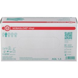 Nobaglove® Vinyl Gant d'examen sans poudre en vinyle Taille S