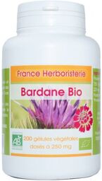 200 gélules BARDANE racine BIO AB dosées à 250 mg