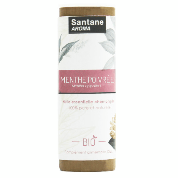Santane Aroma Huile Essentielle Menthe Poivrée Bio 10ml