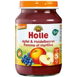 Baby Food Jar Apple & Blueberry Bio 190g