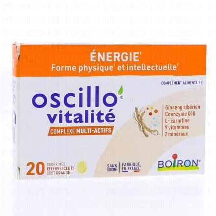 Oscillo Vitalité x20 comprimés effervescents gout orange