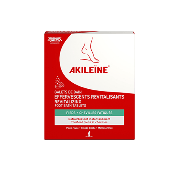 Akileine Galets de bain effervescents revitalisants