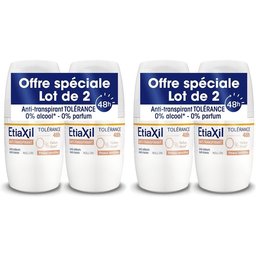 Etiaxil Anti-Transpirant Tolérance 48h Roll On x2