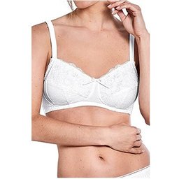 Amanda Soutien-Gorge pour Mastectomie sans Fil Blanc 85A 1unités