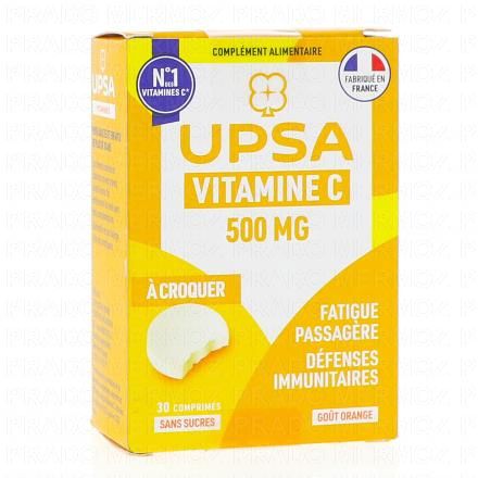 Vitamine C 500mg 30 comprimés à croquer