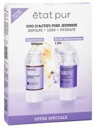 Actif Pur Resvératrol 15 ml + Acide Hyaluronique 15 ml - Coffret 2 produits