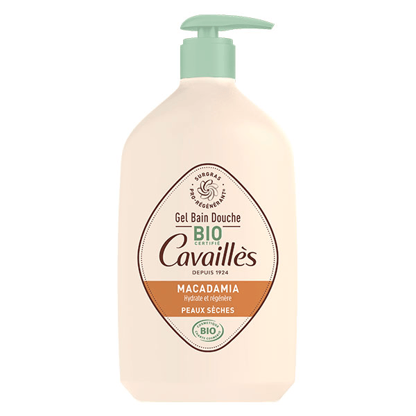 Gel Bain Douche Surgras Macadamia Bio 1L