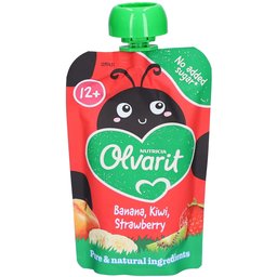 Gourde 12m+ Fraise, Banane, Kiwi