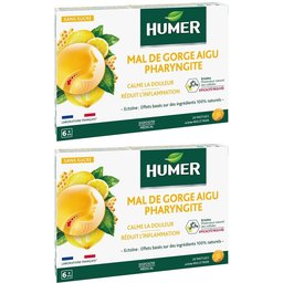 Pharyngite Mal de Gorge aigu Miel/Citron Pastilles