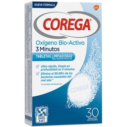Corega™ Oxógeno Bio-Activo 30 comprimés effervescents