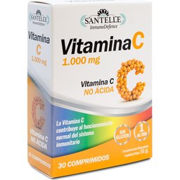 Vitamina C No Ácida 30comp