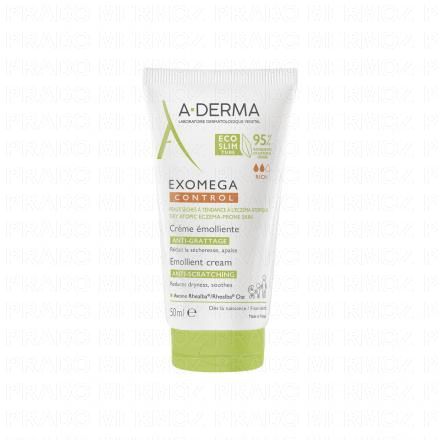 A-DERMA Exomega Control - Crème émolliente tube 50ml