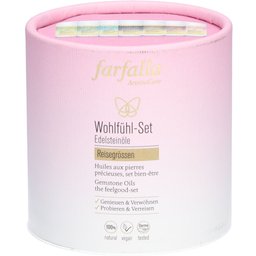 Farfalla Set cadeau bien-être Huiles aux pierres précieuses