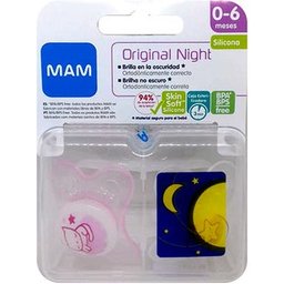 Boîte à sucettes Mam Baby 2 pcs