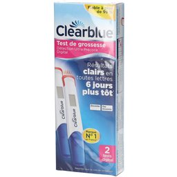 Clearblue® Test de Grossesse Détection Ultra Précoce Digital