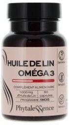 Huile de Lin Oméga 3 - Pot 60 capsules