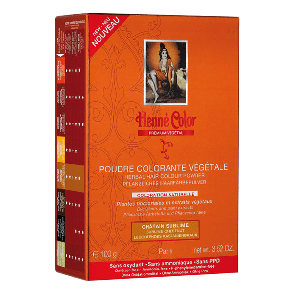Henne Color Poudre Colorante Châtain Sublime 100g