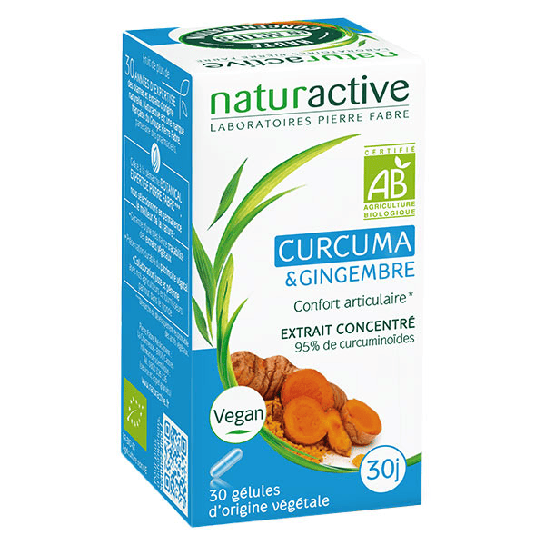 Curcuma Gingembre  Bio Confort Articulaire 30 gélules
