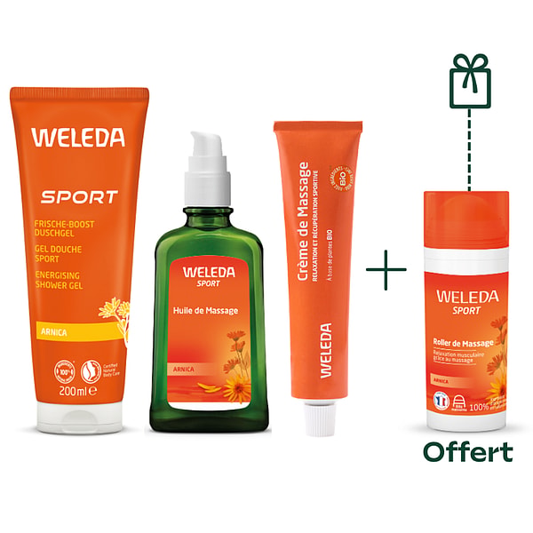 Routine complète sportive - Roller offert - Weleda