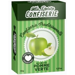 Ma Petite Confiserie Bonbons Pomme Verte Boîte 36g