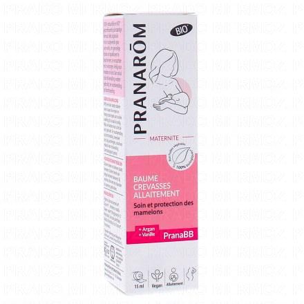 PranaBB Maternité - Baume crevasses allaitement bio 15ml
