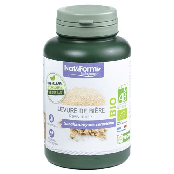 Bio Levure de Bière Revivifiable 200 gélules végétales