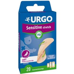 Sensitive Stretch Assortiment de 20 coussinets de pansements