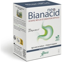Neobianacid Menthe Sachets - Brûlures d'estomac, Reflux acide et Digestion difficile