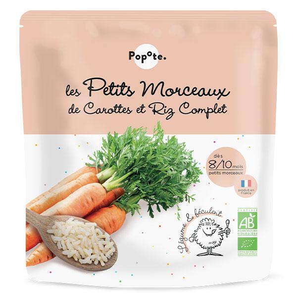 Les Petits Morceaux Carottes Riz Complet 190g