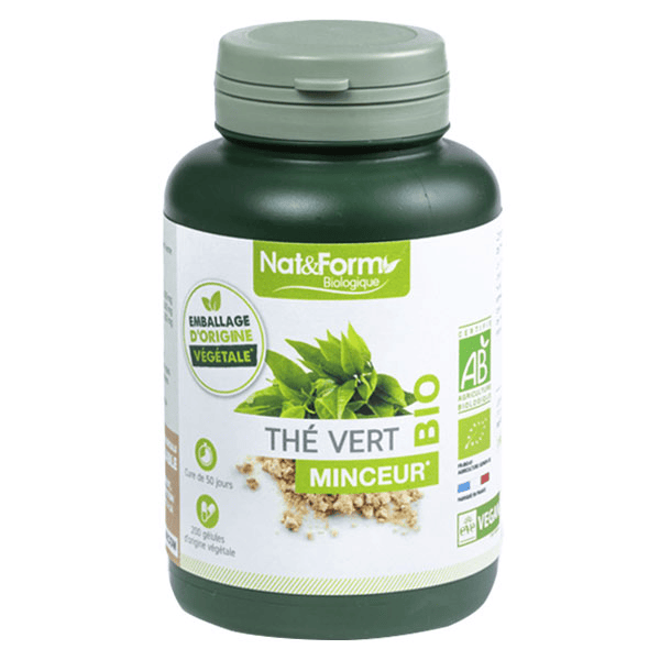 Bio Thé Vert 200 gélules végétales