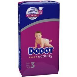 Activity Couche pour bébé T-3 56uds