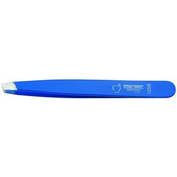 Mörser Pince à épiler Topinox Bleu Oblique Inox N125B