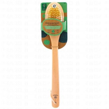 Brosse de bain dos bois