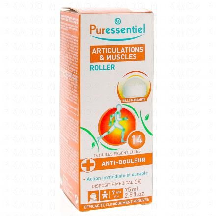 Articulations roller aux 14 huiles essentielles flacon 75ml