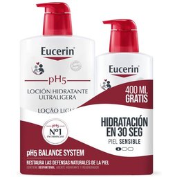 Eucerin® ph5 Lotion hydratante ultra légère 1000ml + 400ml