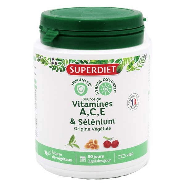 Complexe Sélénium Vitamines A.C.E 150 gélules