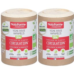 Nat&Form Vigne rouge Hamamélis Bio en gélules