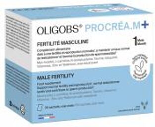 Oligobs Procréa.M+ Fertilité Masculine 30 Sachets - Boîte 30 sachets