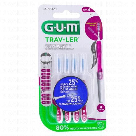 Travler - Brossettes interdentaires n°1612 1.4mm x4 brossettes