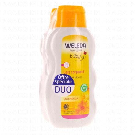 Calendula lait corporel bébé bio lot de 2