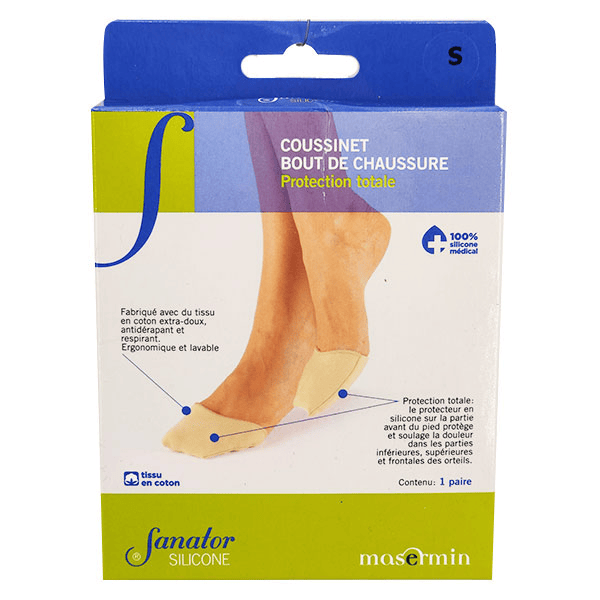 Silicone Coussinet Bout de Chaussure Taille 36-38 1 paire