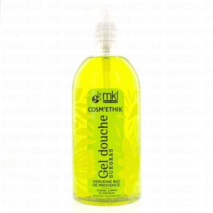 Cosm'Ethik - Gel douche Surgras Verveine Bio de Provence 1L