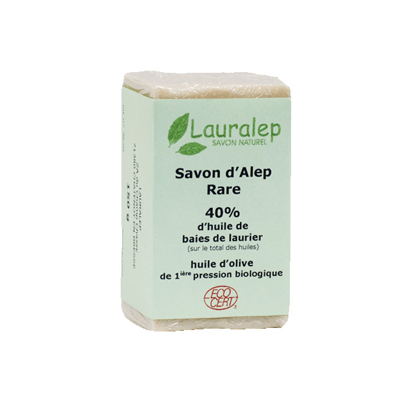 Savon d'Alep Rare Bio 40% d'Huile de Laurier 150g