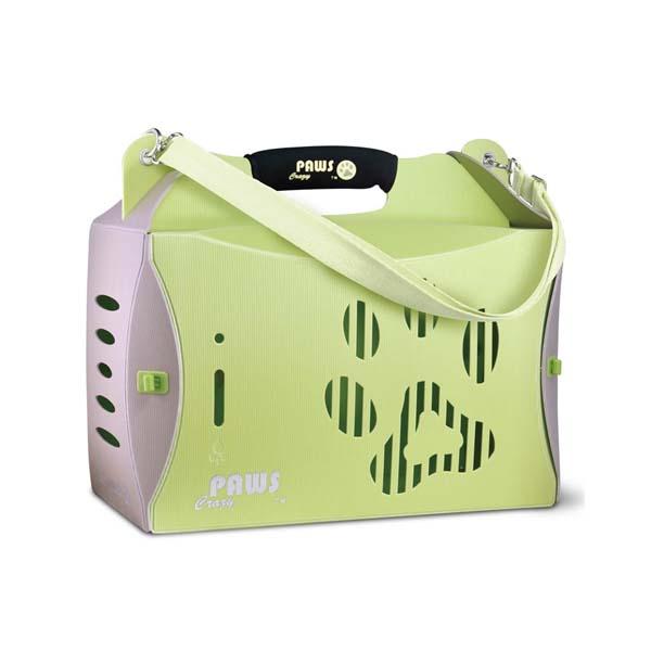 Boite de Transport Pliable Chien Verte