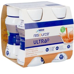 Resource Ultra+ Saveur Noisette 4x125ml