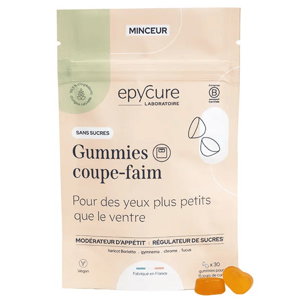 minceur gummies coupe-faim sans sucre